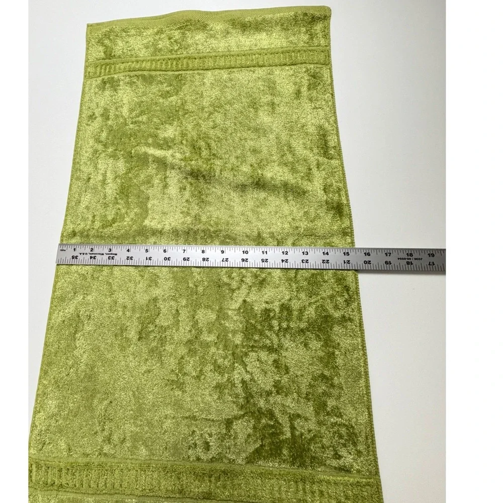 Vintage‎ Cannon Royal Family Hand Towel Avocado Green MCM Cotton